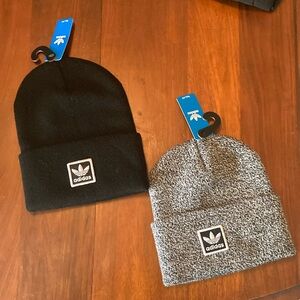 2 Adidas Tall Utility Beanies (NEW)